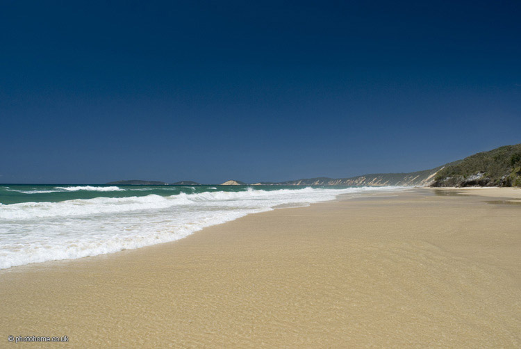 rainbow beach view towards douple island point
